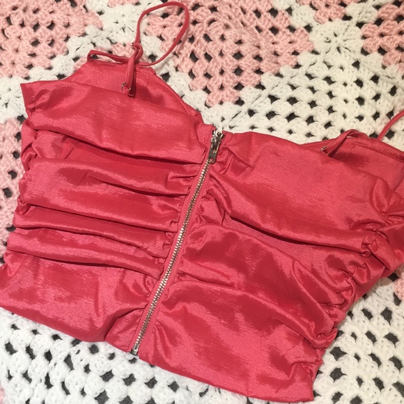 Pink bustier style top💕 - Picture 5 of 6